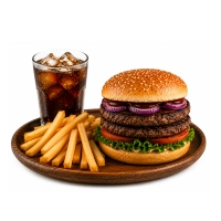Dubbel Burger menu